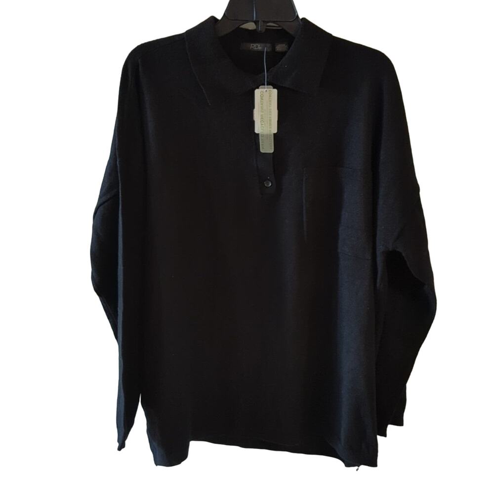 NWT RDI Sweater, Collared, M